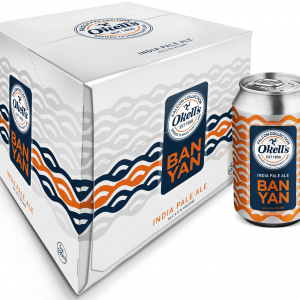 A box of Okell’s Banyan India Pale Ale