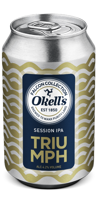 A single can of Okell's Triumph Session IPA